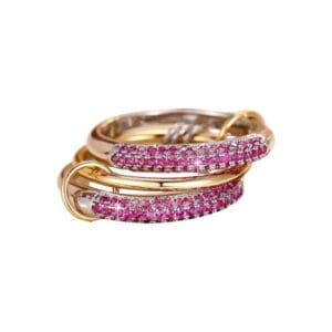 falling diamonds ring