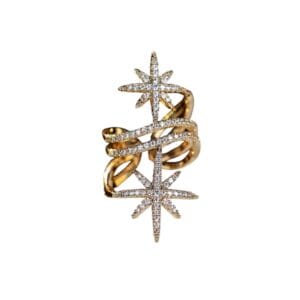 falling diamonds ring