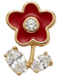 Red & Diamond Flower