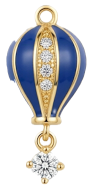 Blue Hot Air Balloon