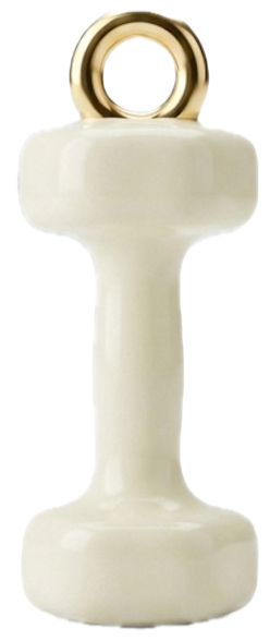 White Dumbbell