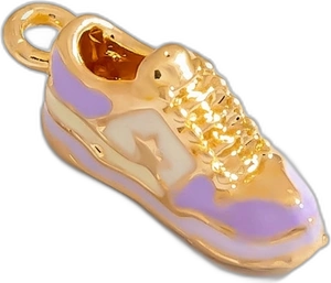 White & Purple Shoe