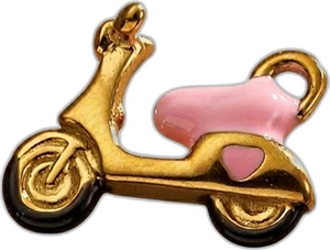 Gold & Pink Motorcycle