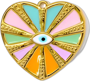 Colorful Eye Heart